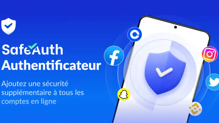 Authenticator App - SafeAuth feature graphic