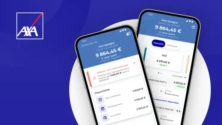 AXA Mon Epargne Entreprises feature graphic