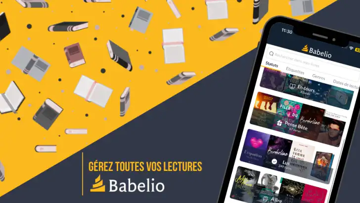 Babelio, ma bibliothèque feature graphic