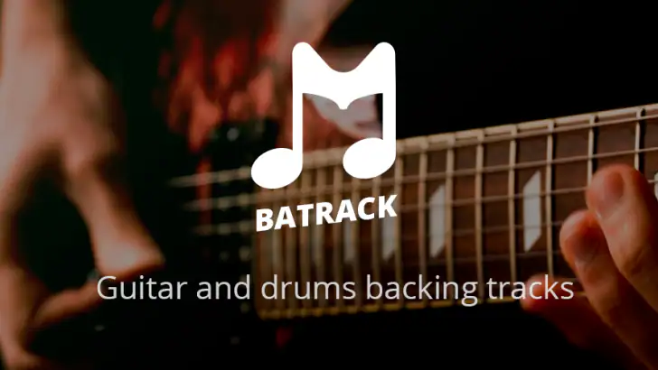Backing tracks and tabs feature graphic