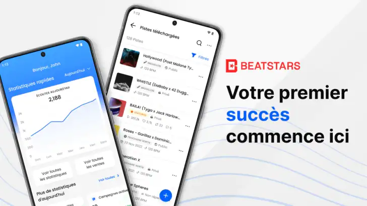 BeatStars Studio : Mes médias feature graphic