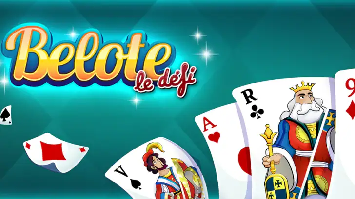 Belote & Coinche, jeu en ligne feature graphic