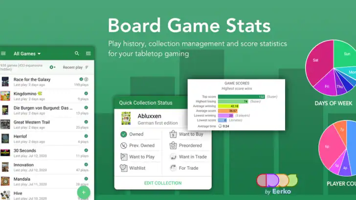Board Game Stats feature graphic