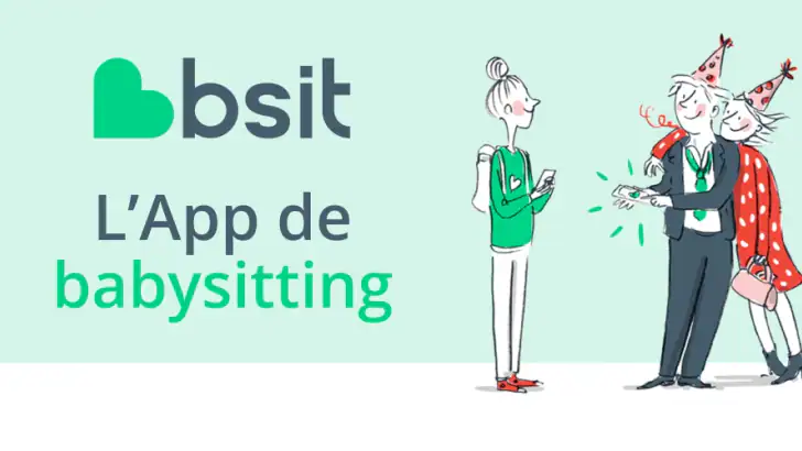 Bsit, l'app de babysitting feature graphic