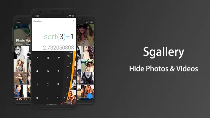 Calculator - photo vault feature graphic