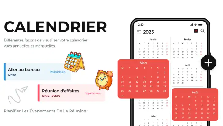 Calendrier feature graphic