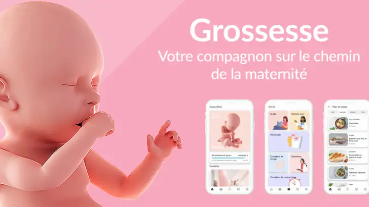 Calendrier de Grossesse feature graphic