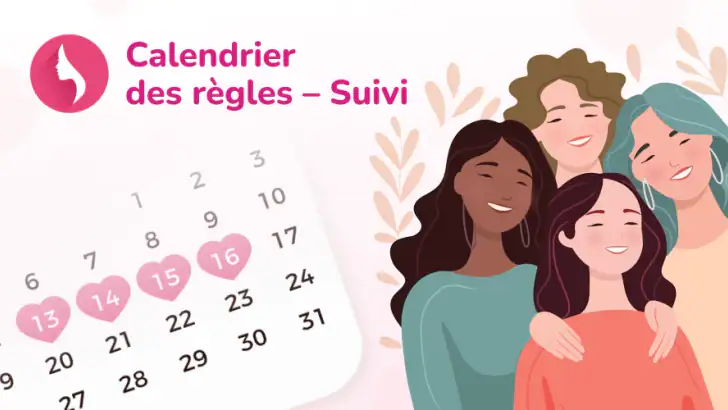 Calendrier des règles – Suivi feature graphic