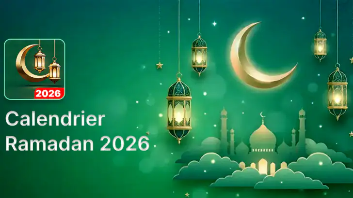 Calendrier Ramadan 2026 Ftour feature graphic