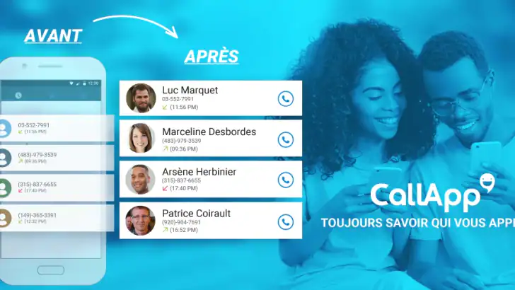 Callapp: ID & Bloqueur d'appel feature graphic