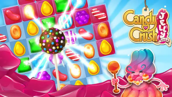 Candy Crush Jelly Saga feature graphic
