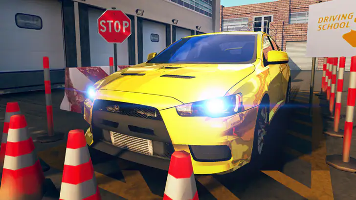 Car Driving School : Car Games feature graphic