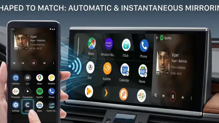 Car Play Sync for Android Auto feature graphic