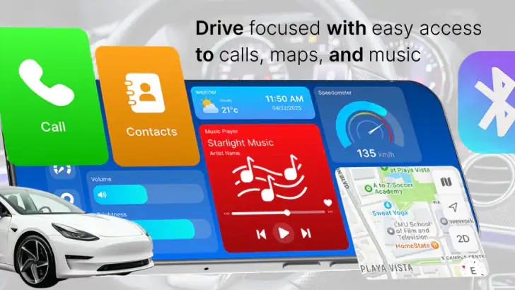 CarPlay android auto link feature graphic