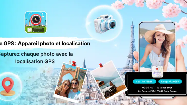 Carte GPS : Caméra & Lieu feature graphic