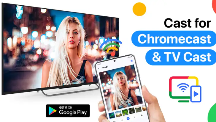 Cast to TV for Chromecast TV feature graphic