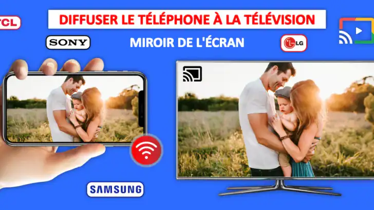 Caster le téléphone sur la tv feature graphic