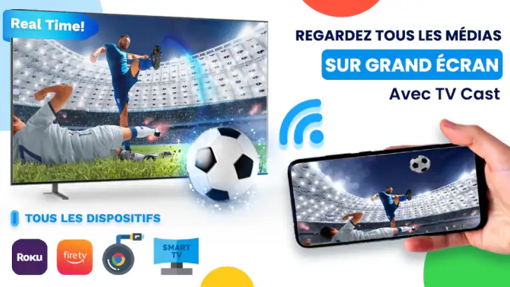 Caster sur TV pour Chromecast feature graphic