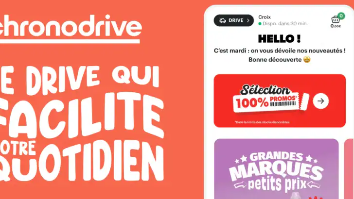 Chronodrive : courses en ligne feature graphic