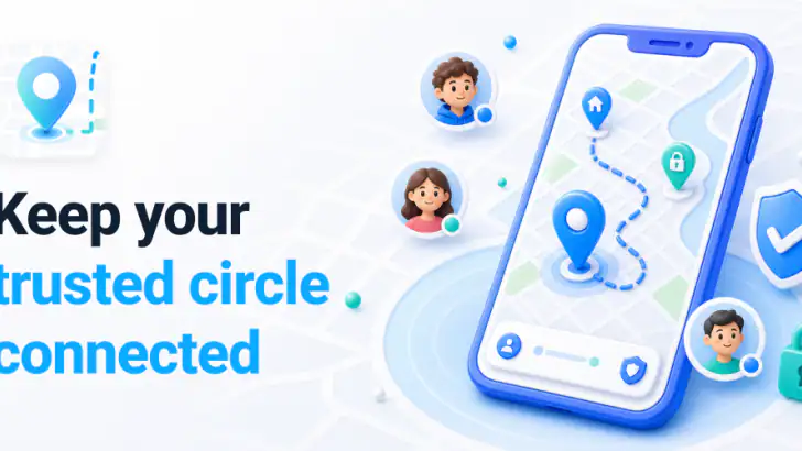 CirclePing — Family Locator feature graphic