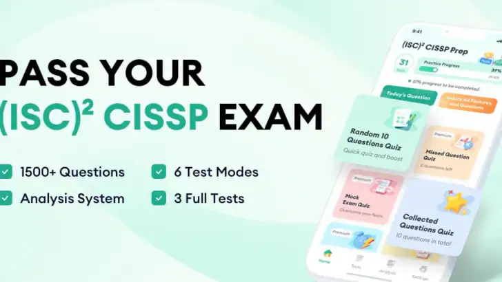 CISSP Test Prep 2026 feature graphic