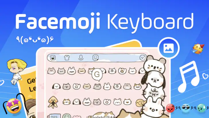 Clavier Facemoji - AI Emoji feature graphic