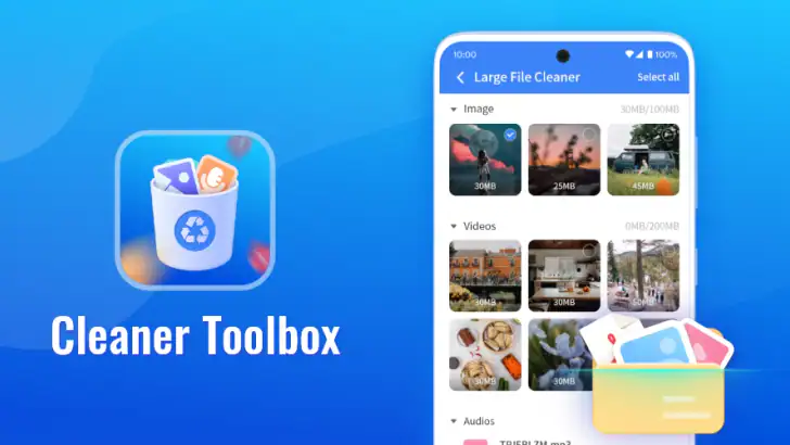 Cleaner Toolbox feature graphic