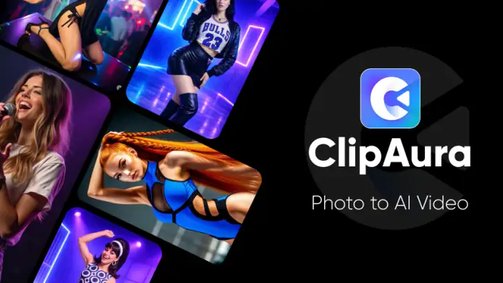 ClipAura : Photo to AI Video feature graphic