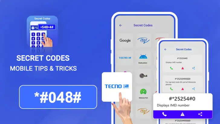 Codes secrets et hacks mobiles feature graphic
