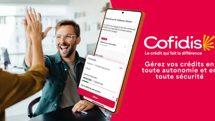 Cofidis, app crédit et budget feature graphic