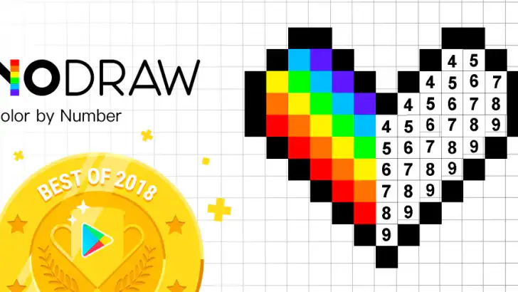 Color by Number: No.Draw feature graphic