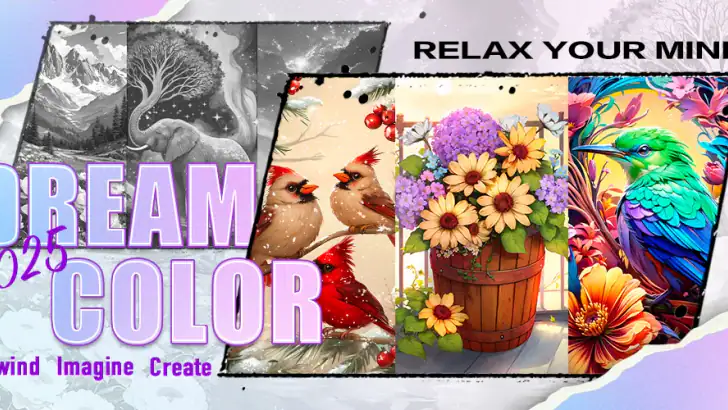 Coloriage de rêve par numéro feature graphic