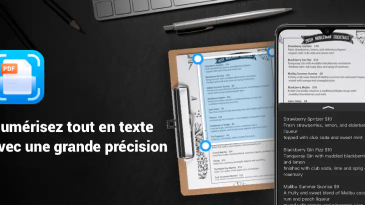 Conversion d'image en texte feature graphic