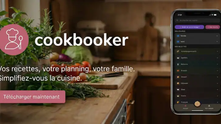 CookBooker: Recettes et menu feature graphic