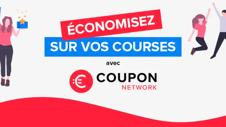 Coupon Network: promos courses feature graphic
