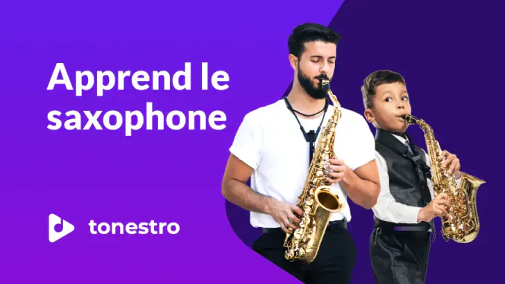 Cours de SAXOPHONE | tonestro feature graphic