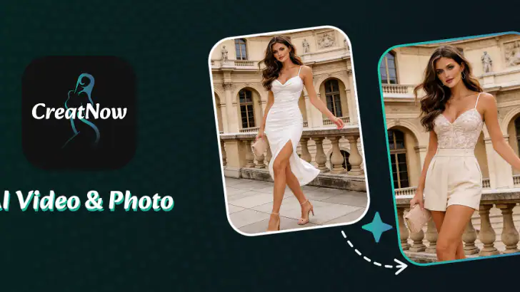 CreatNow:AI Video & Photo feature graphic