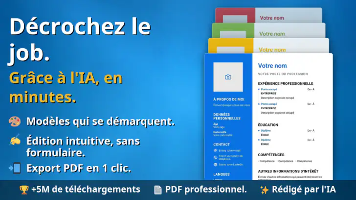 Créer un CV - Curriculum Vitae feature graphic