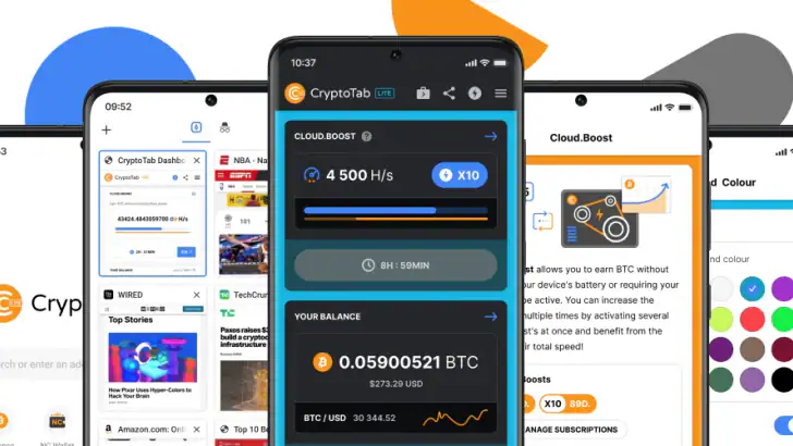 CryptoTab Browser Lite feature graphic
