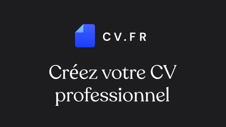 CV.fr : CV designer en ligne feature graphic