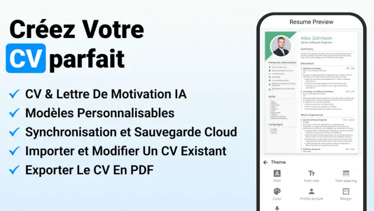 CV Gratuit Français - Faire CV feature graphic