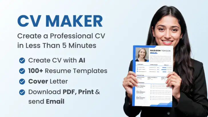 CV Maker Resume Builder feature graphic