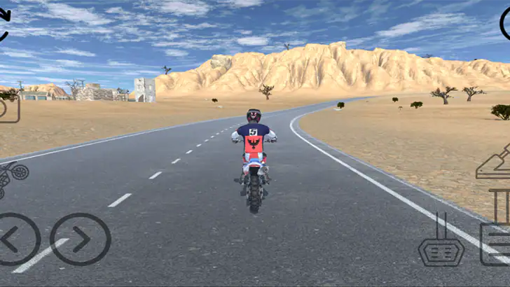 Desert Motocross Bike Stunts feature graphic