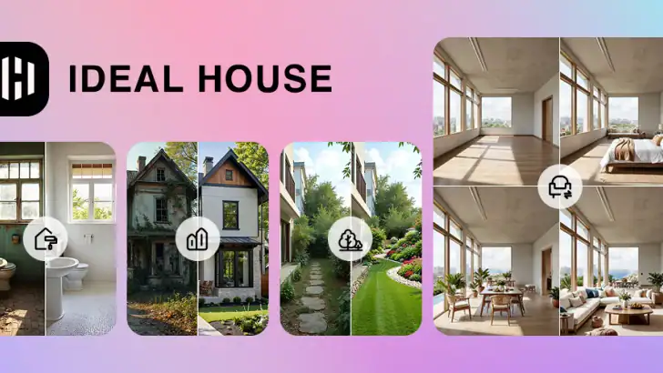 Design IA Maison: Idéal feature graphic