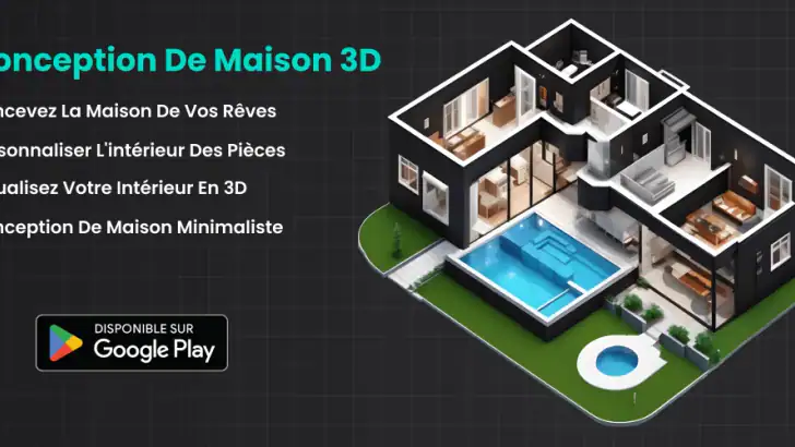 Dessiner plan de maison 2D feature graphic