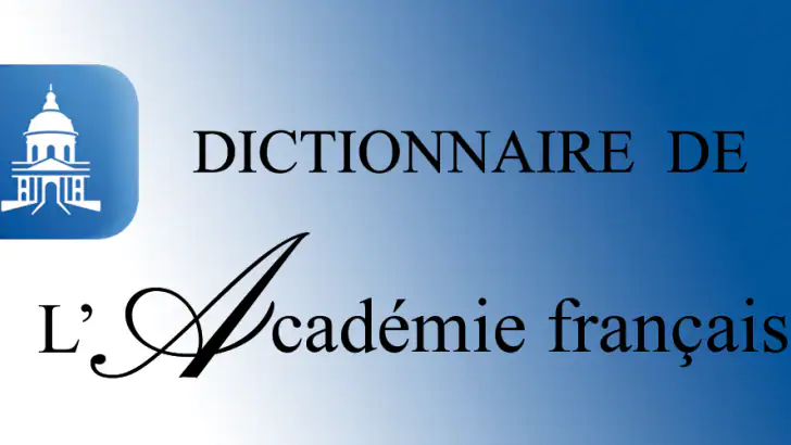 Dictionnaire de l’Académie feature graphic