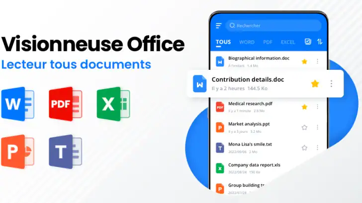 Docx Reader - Office Viewer feature graphic