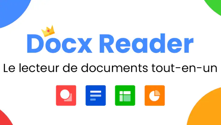 Docx Reader - PDF, XLSX, PPTX feature graphic