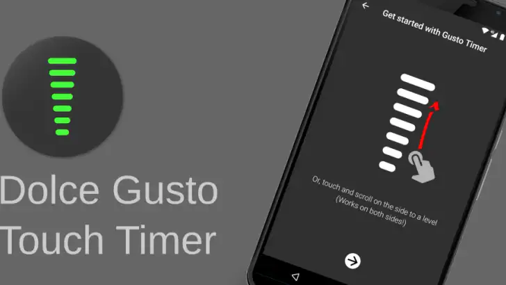 Dolce Gusto Touch Timer feature graphic