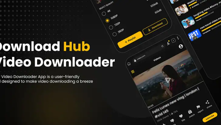 Download Hub, Video Downloader feature graphic